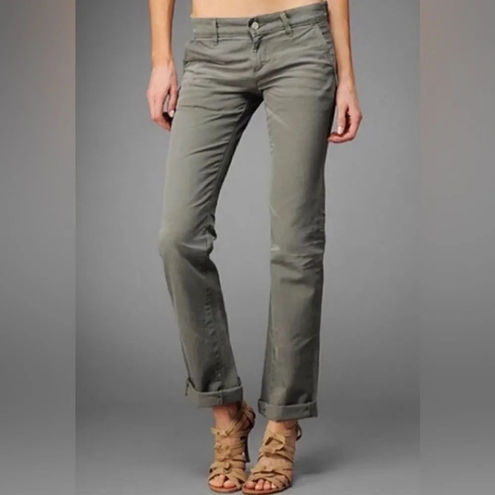 AG Adriano Goldschmied • Tomboy Khaki Boyfriend Pants Size 29